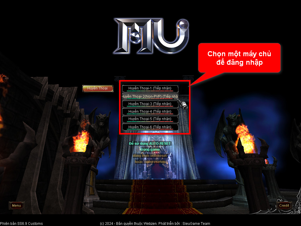 Chức năng chính của Game MU Thiên Việt