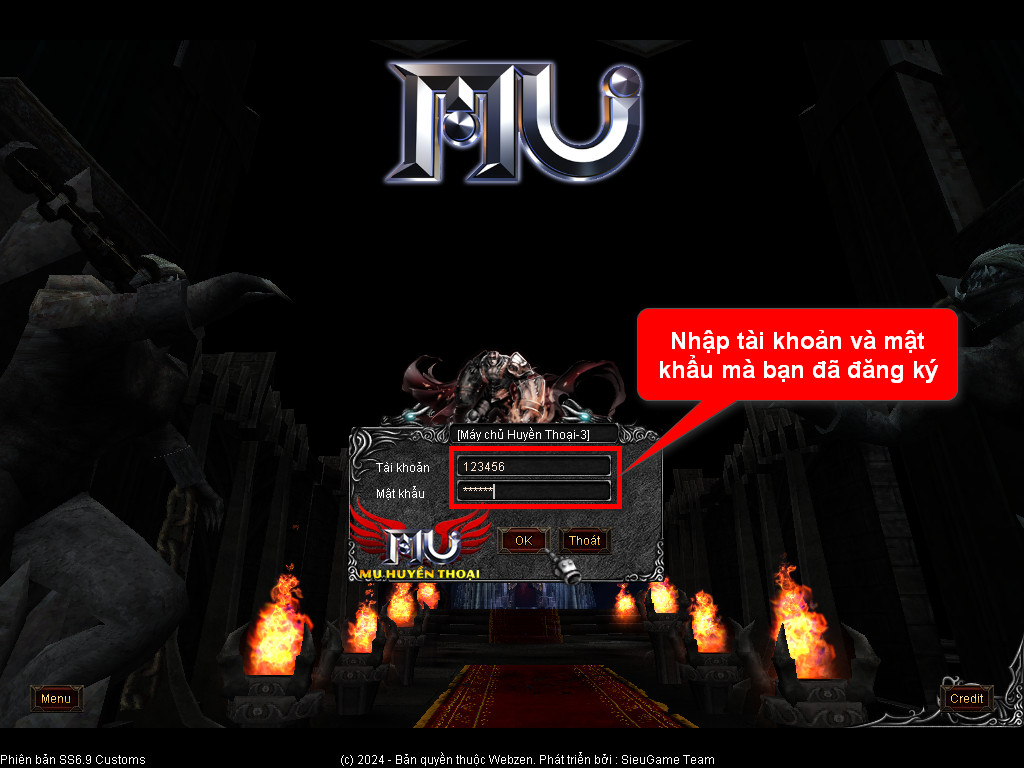 Chức năng chính của Game MU Thiên Việt