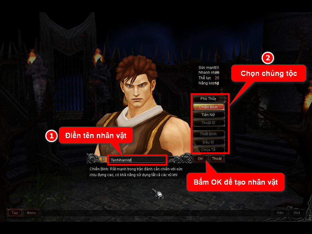 Chức năng chính của Game MU Thiên Việt