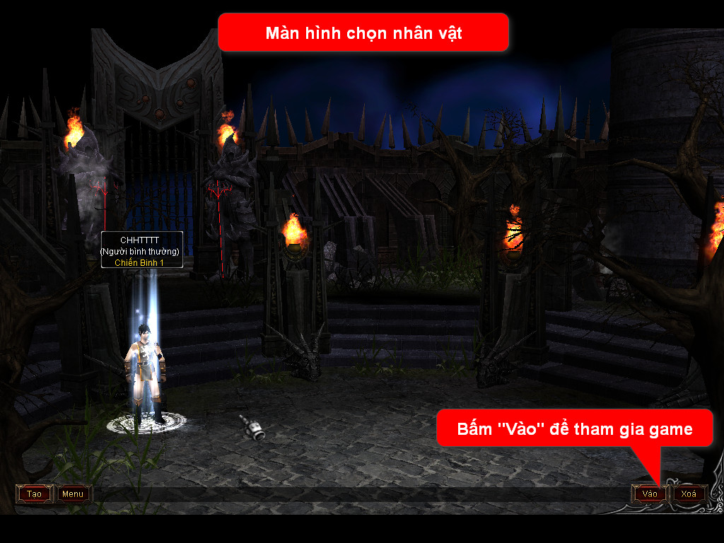 Chức năng chính của Game MU Thiên Việt